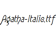 Agatha-Italic