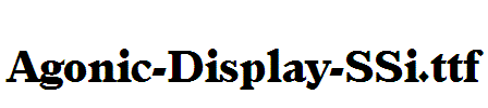 Agonic-Display-SSi