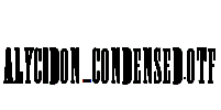 Alycidon-Condensed