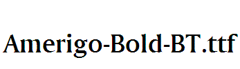 Amerigo-Bold-BT