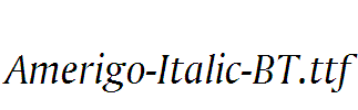 Amerigo-Italic-BT