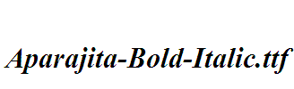 Aparajita-Bold-Italic