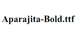 Aparajita-Bold