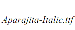 Aparajita-Italic