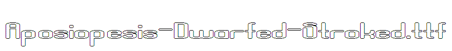 Aposiopesis-Dwarfed-Stroked