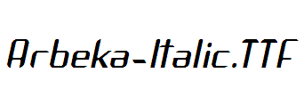 Arbeka-Italic