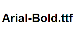 Arial-Bold