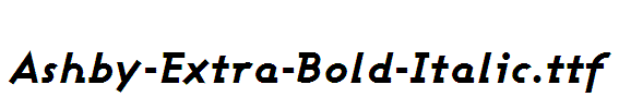 Ashby-Extra-Bold-Italic