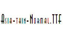 Asia-thin-Normal