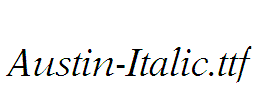 Austin-Italic