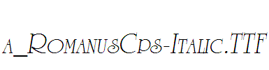 a_RomanusCps-Italic