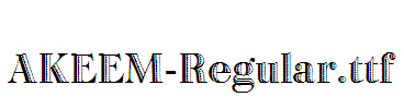 AKEEM-Regular