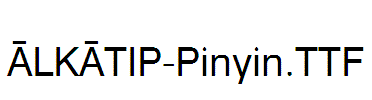 ALKATIP-Pinyin