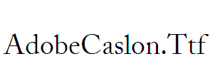 AdobeCaslon