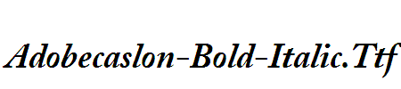 Adobecaslon-Bold-Italic