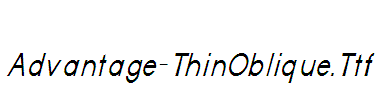 Advantage-ThinOblique