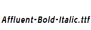 Affluent-Bold-Italic