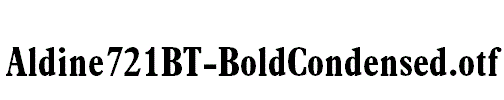 Aldine721BT-BoldCondensed