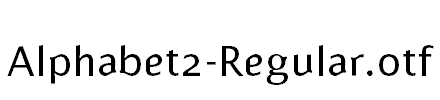 Alphabet2-Regular