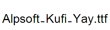 Alpsoft-Kufi-Yay