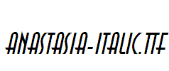 Anastasia-Italic