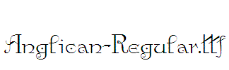 Anglican-Regular