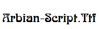 Arbian-Script