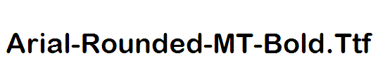 Arial-Rounded-MT-Bold