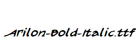 Arilon-Bold-Italic