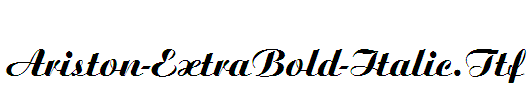 Ariston-ExtraBold-Italic