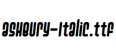 Ashbury-Italic