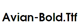 Avian-Bold