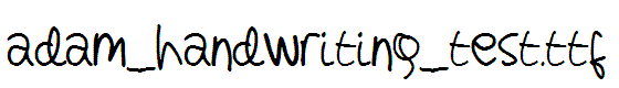 adam_handwriting_test