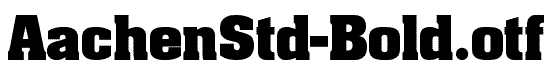 AachenStd-Bold
