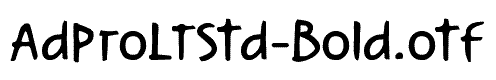 AdProLTStd-Bold