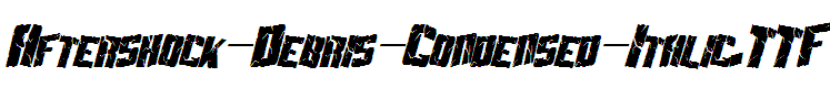 Aftershock-Debris-Condensed-Italic
