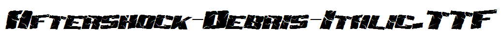 Aftershock-Debris-Italic