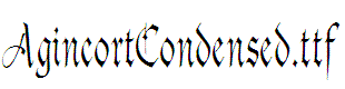 AgincortCondensed