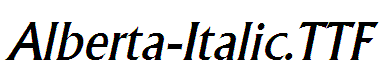 Alberta-Italic