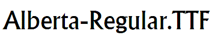 Alberta-Regular