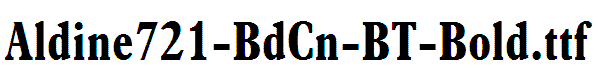 Aldine721-BdCn-BT-Bold