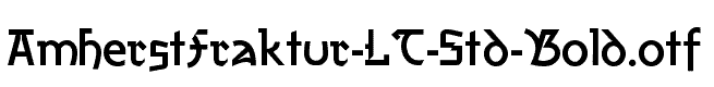 AmherstFraktur-LT-Std-Bold
