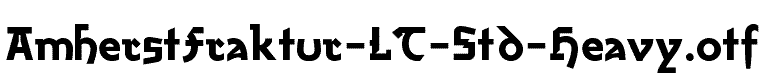 AmherstFraktur-LT-Std-Heavy