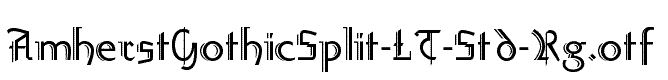 AmherstGothicSplit-LT-Std-Rg
