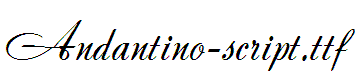 Andantino-script