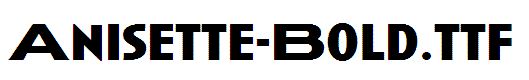 Anisette-Bold