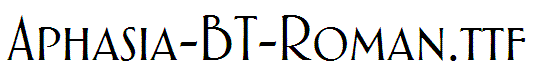 Aphasia-BT-Roman