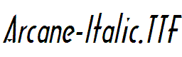 Arcane-Italic