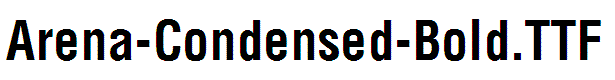 Arena-Condensed-Bold