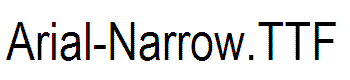 Arial-Narrow